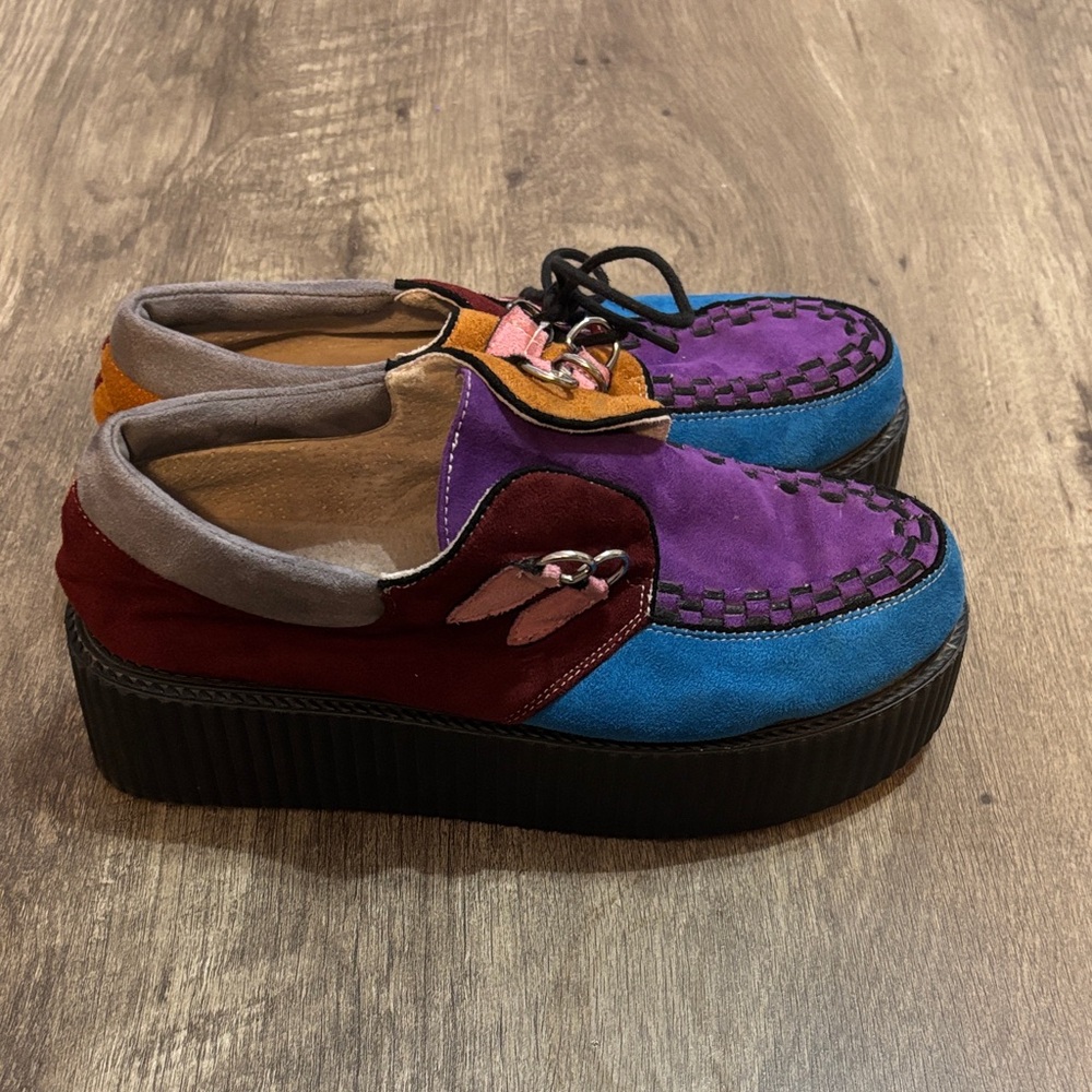 Rose G Colorful Platform Creepers